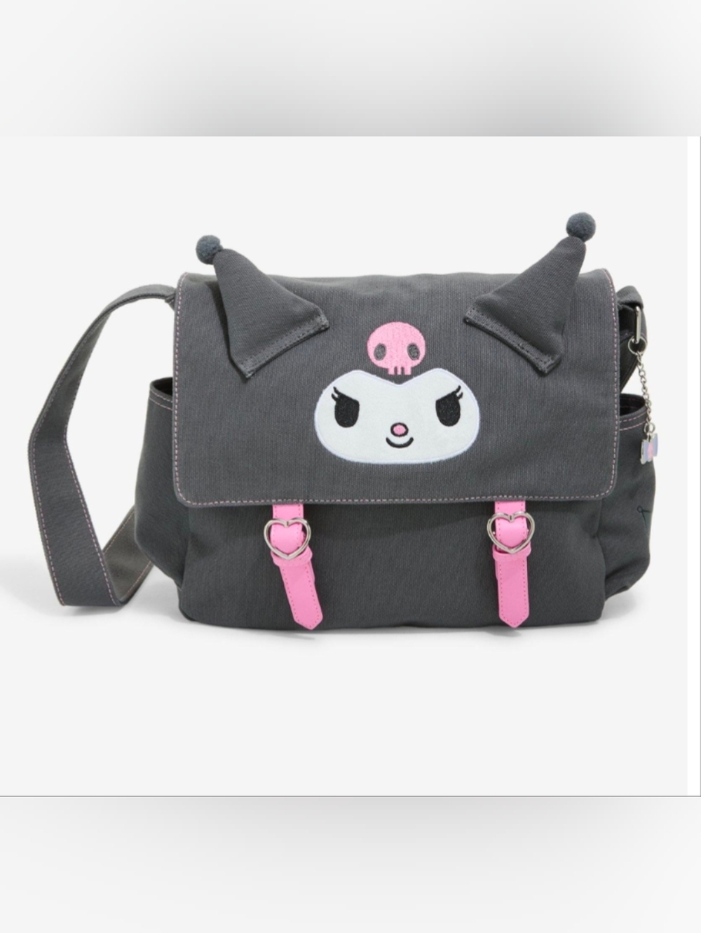 Her Universe Kuromi Buckle Messenger Canvas Bag Sanrio New with Tags